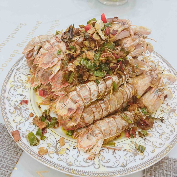 椒鹽皮皮蝦成品圖